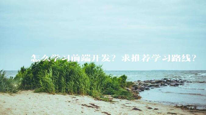 怎么学习前端开发？求推荐学习路线？